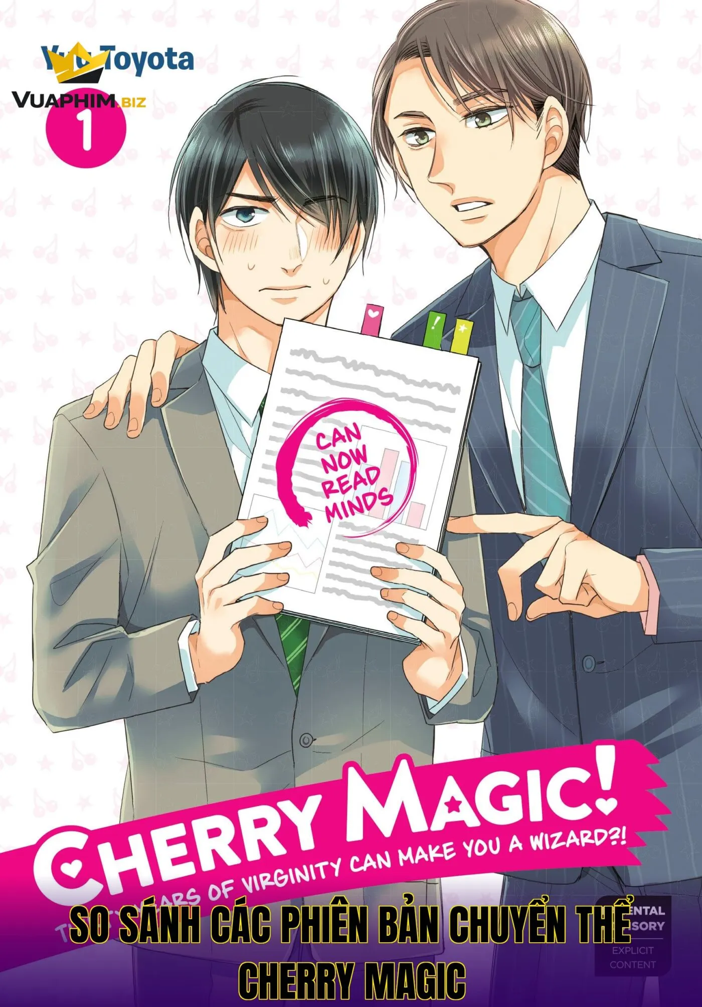 So sánh các phiên bản chuyển thể Cherry Magic