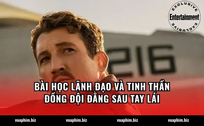 Bài học lãnh đạo và tinh thần đồng đội đằng sau tay lái